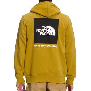 NEW THE NORTH FACE BOX NSE PULLOVER HOODIE SWEATSHIRT SWEATER GOLD MENS MEDIUM